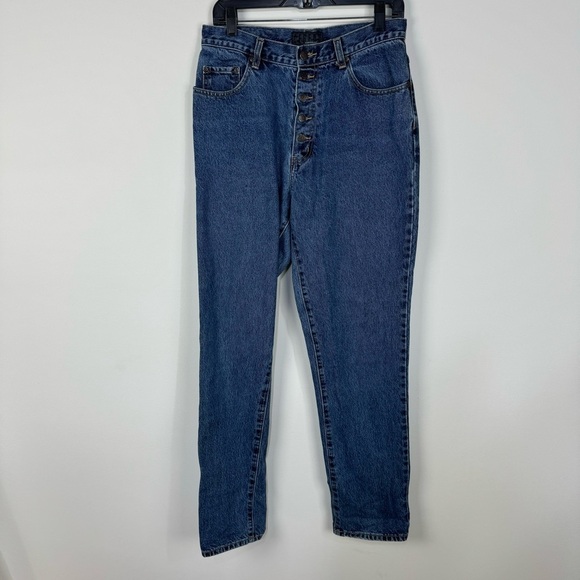 Legend Vintage Retro Button Fly High Rise Mom Jeans Denim y2k 31 Long Tall - Picture 1 of 7